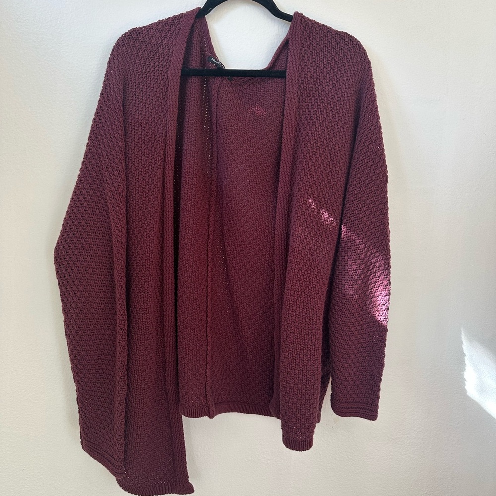 Brandy Melville Maroon Cardigan